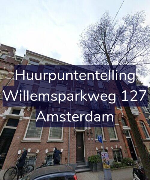 Foto gevel Huurpuntentelling voor Willemsparkweg 127, Amsterdam