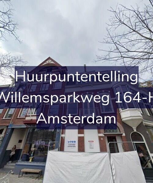 Foto gevel Huurpuntentelling voor Willemsparkweg 164-H, Amsterdam