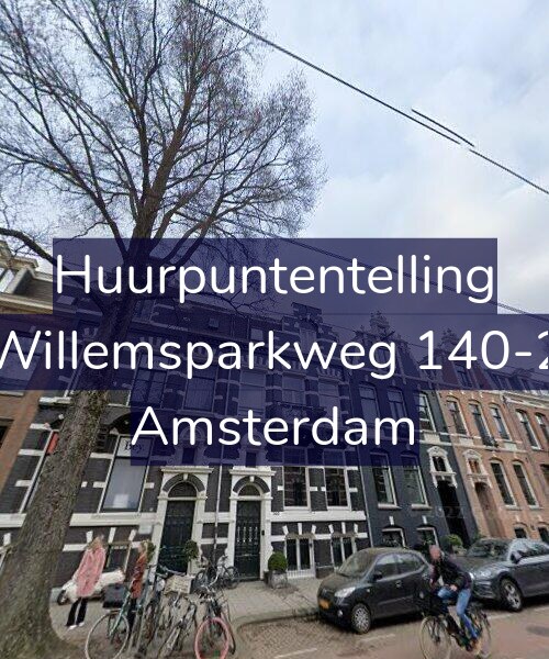 Foto gevel Huurpuntentelling voor Willemsparkweg 140-2, Amsterdam