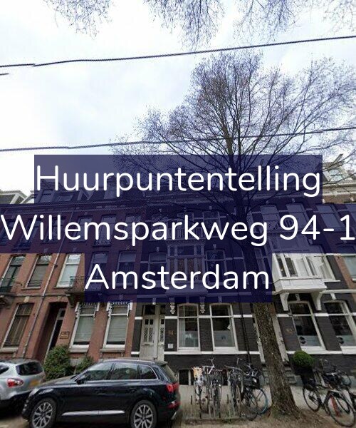 Foto gevel Huurpuntentelling voor Willemsparkweg 94-1, Amsterdam