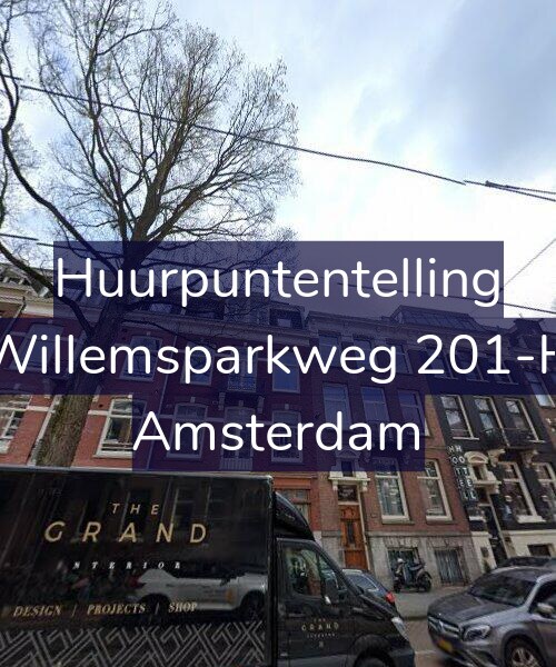Foto gevel Huurpuntentelling voor Willemsparkweg 201-H, Amsterdam