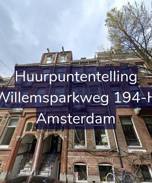 Foto gevel Huurpuntentelling voor Willemsparkweg 194-H, Amsterdam