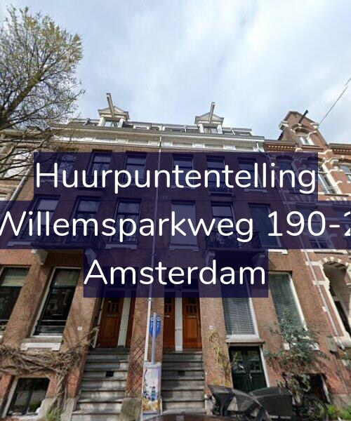 Foto gevel Huurpuntentelling voor Willemsparkweg 190-2, Amsterdam