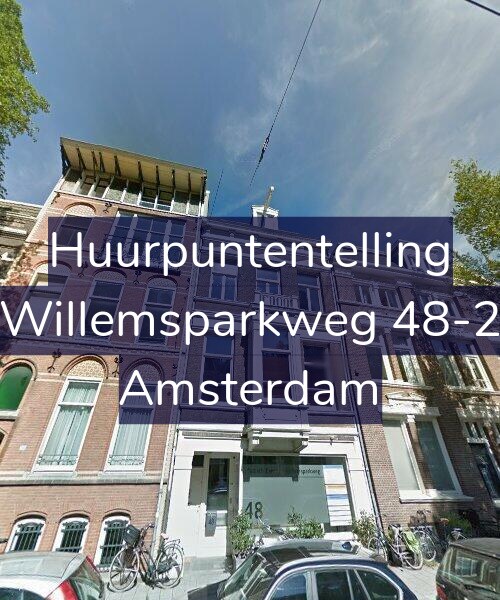 Foto gevel Huurpuntentelling voor Willemsparkweg 48-2, Amsterdam