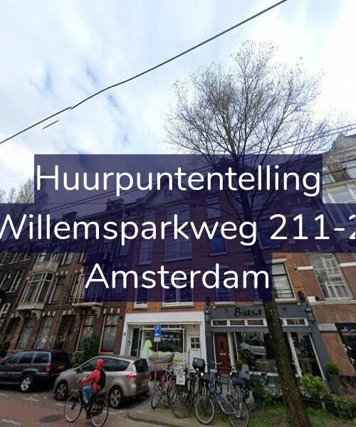 Foto gevel Huurpuntentelling voor Willemsparkweg 211-2, Amsterdam
