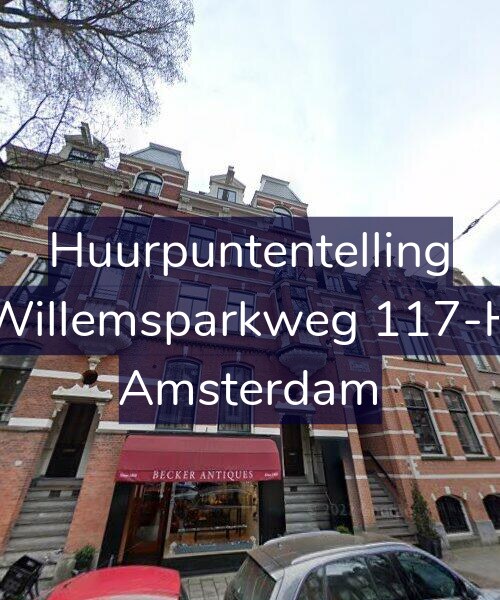 Foto gevel Huurpuntentelling voor Willemsparkweg 117-H, Amsterdam