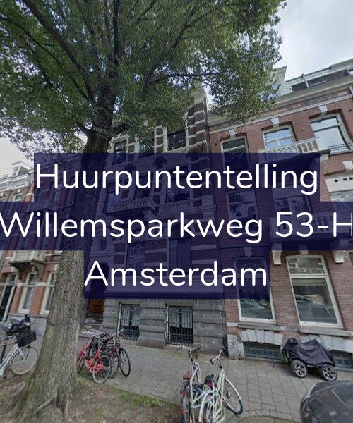 Foto gevel Huurpuntentelling voor Willemsparkweg 53-H, Amsterdam
