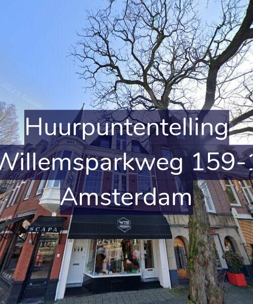 Foto gevel Huurpuntentelling voor Willemsparkweg 159-1, Amsterdam