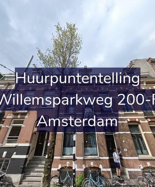 Foto gevel Huurpuntentelling voor Willemsparkweg 200-F, Amsterdam