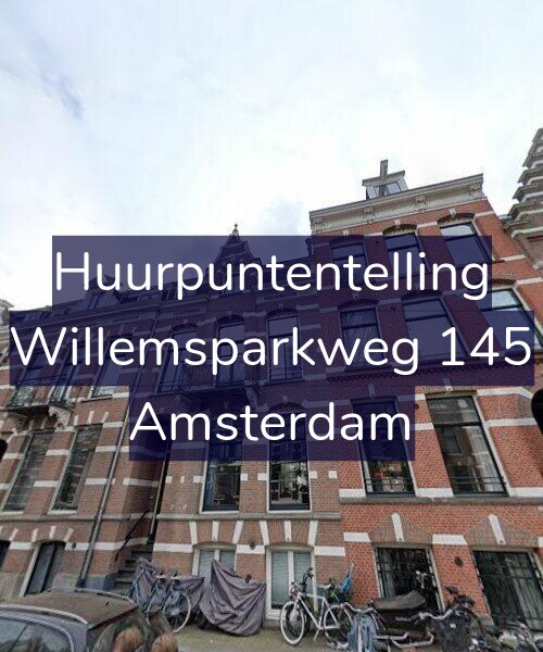 Foto gevel Huurpuntentelling voor Willemsparkweg 145, Amsterdam