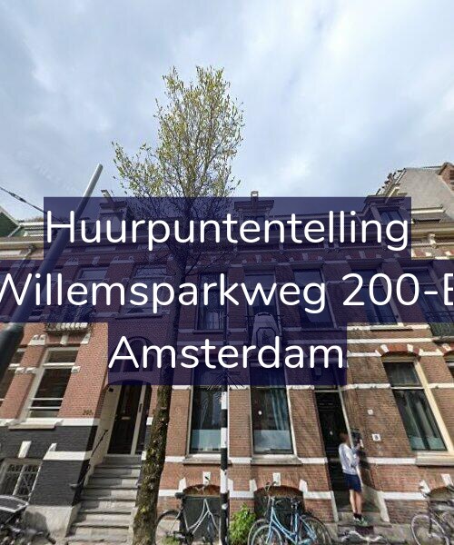 Foto gevel Huurpuntentelling voor Willemsparkweg 200-B, Amsterdam