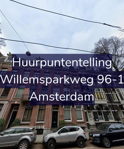Foto gevel Huurpuntentelling voor Willemsparkweg 96-1, Amsterdam