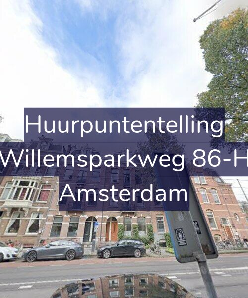 Foto gevel Huurpuntentelling voor Willemsparkweg 86-H, Amsterdam
