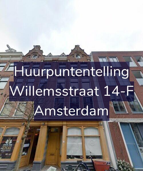Foto gevel Huurpuntentelling voor Willemsstraat 14-F, Amsterdam