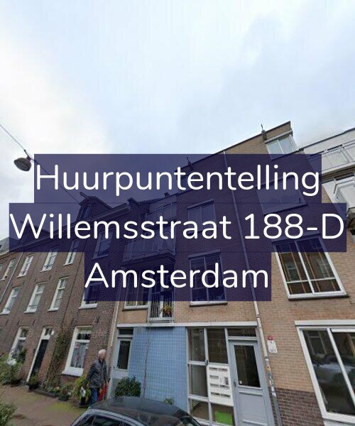 Foto gevel Huurpuntentelling voor Willemsstraat 188-D, Amsterdam