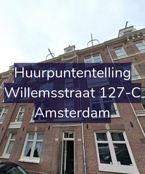 Foto gevel Huurpuntentelling voor Willemsstraat 127-C, Amsterdam