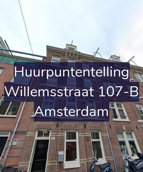 Foto gevel Huurpuntentelling voor Willemsstraat 107-B, Amsterdam