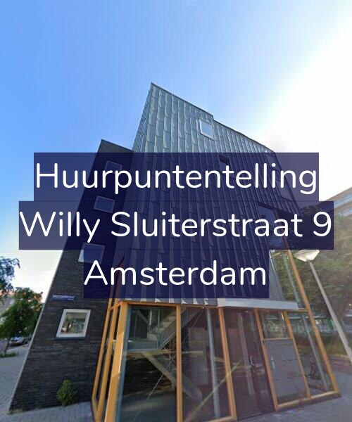 Foto gevel Huurpuntentelling voor Willy Sluiterstraat 9, Amsterdam