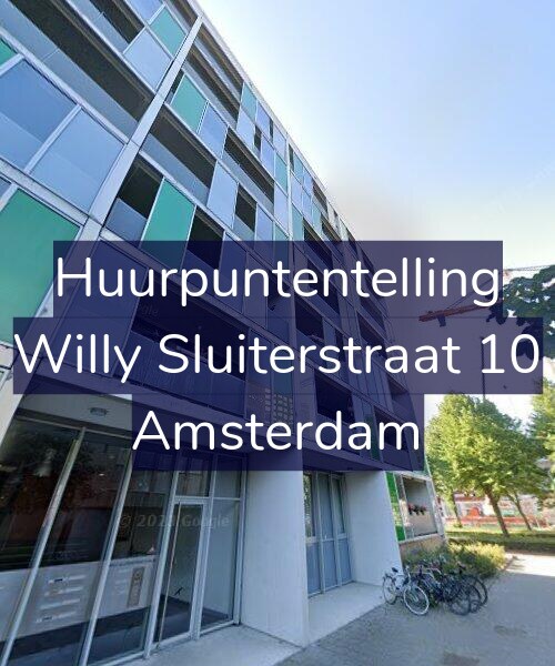 Foto gevel Huurpuntentelling voor Willy Sluiterstraat 10, Amsterdam