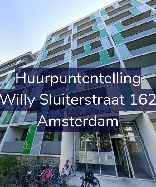 Foto gevel Huurpuntentelling voor Willy Sluiterstraat 162, Amsterdam
