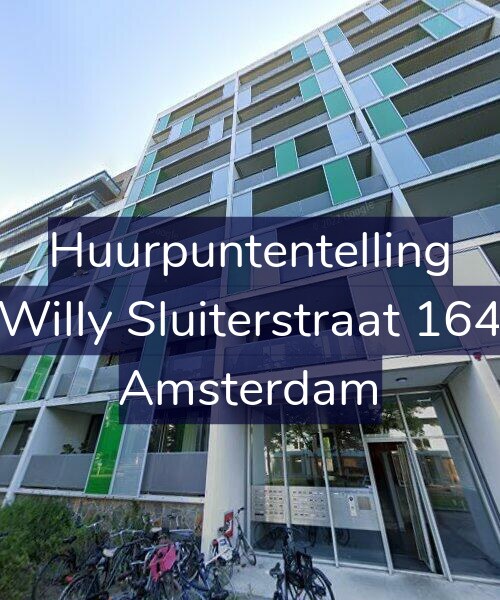 Foto gevel Huurpuntentelling voor Willy Sluiterstraat 164, Amsterdam