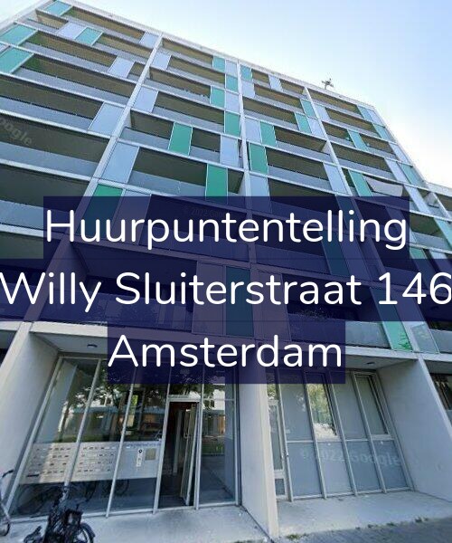 Foto gevel Huurpuntentelling voor Willy Sluiterstraat 146, Amsterdam