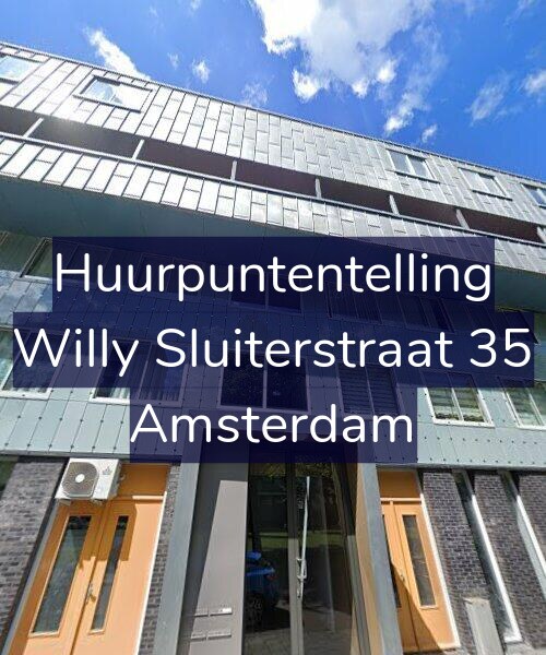Foto gevel Huurpuntentelling voor Willy Sluiterstraat 35, Amsterdam