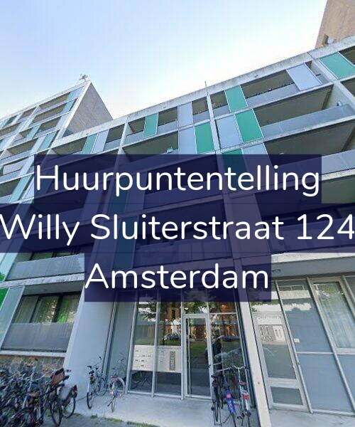 Foto gevel Huurpuntentelling voor Willy Sluiterstraat 124, Amsterdam