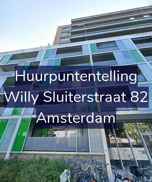 Foto gevel Huurpuntentelling voor Willy Sluiterstraat 82, Amsterdam