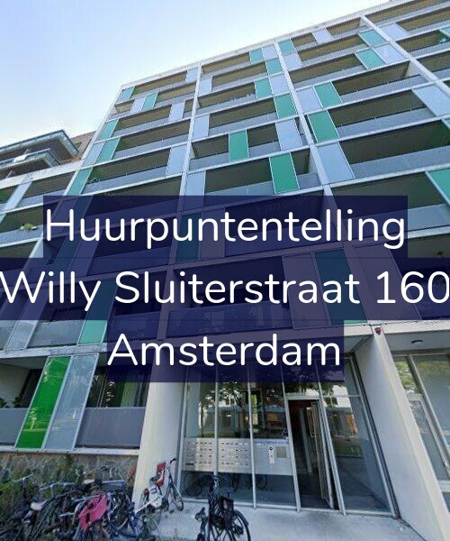 Foto gevel Huurpuntentelling voor Willy Sluiterstraat 160, Amsterdam