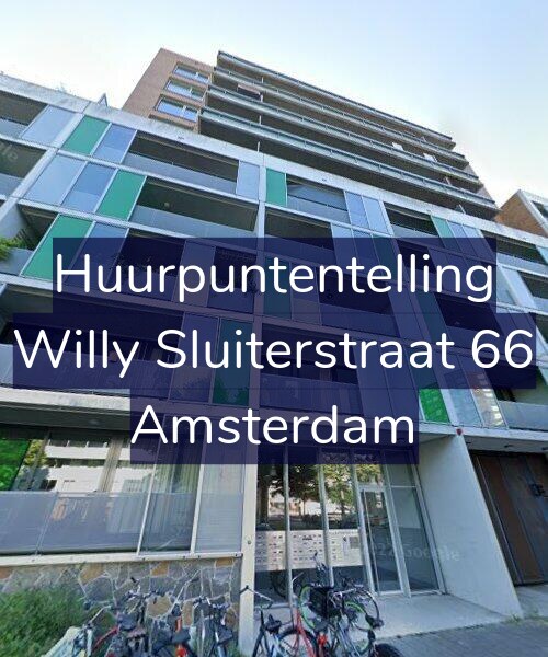 Foto gevel Huurpuntentelling voor Willy Sluiterstraat 66, Amsterdam