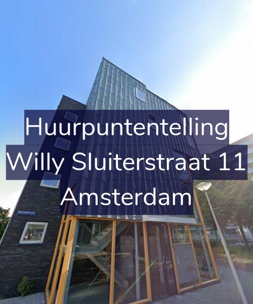 Foto gevel Huurpuntentelling voor Willy Sluiterstraat 11, Amsterdam