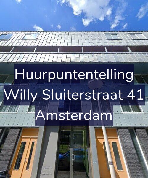 Foto gevel Huurpuntentelling voor Willy Sluiterstraat 41, Amsterdam