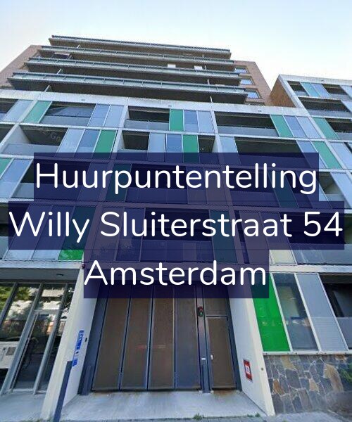 Foto gevel Huurpuntentelling voor Willy Sluiterstraat 54, Amsterdam