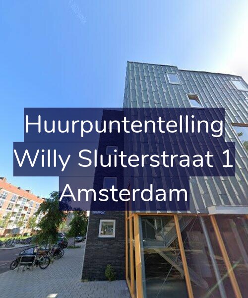 Foto gevel Huurpuntentelling voor Willy Sluiterstraat 1, Amsterdam