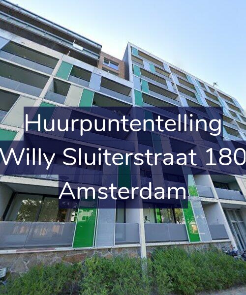 Foto gevel Huurpuntentelling voor Willy Sluiterstraat 180, Amsterdam