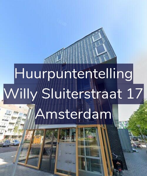 Foto gevel Huurpuntentelling voor Willy Sluiterstraat 17, Amsterdam