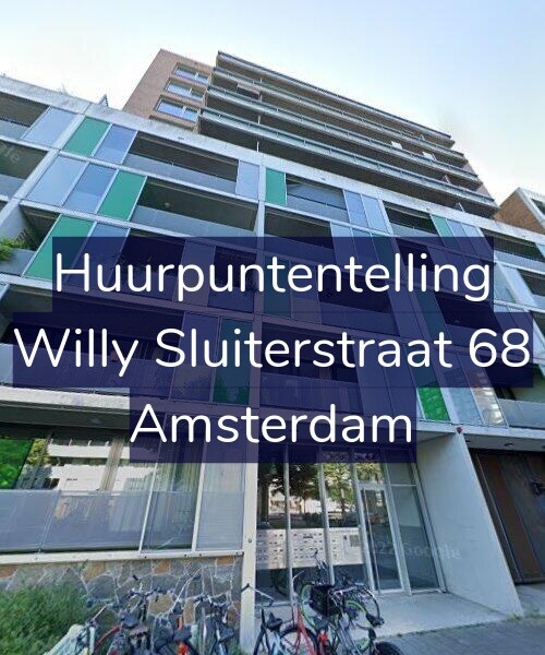 Foto gevel Huurpuntentelling voor Willy Sluiterstraat 68, Amsterdam