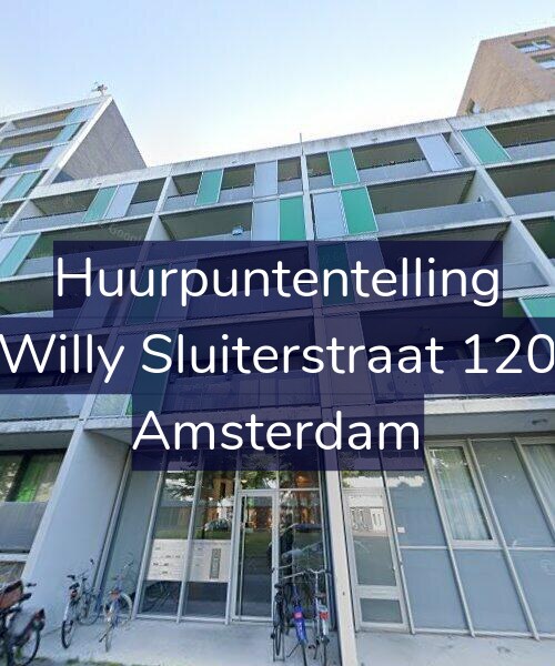 Foto gevel Huurpuntentelling voor Willy Sluiterstraat 120, Amsterdam