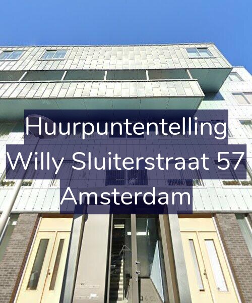 Foto gevel Huurpuntentelling voor Willy Sluiterstraat 57, Amsterdam