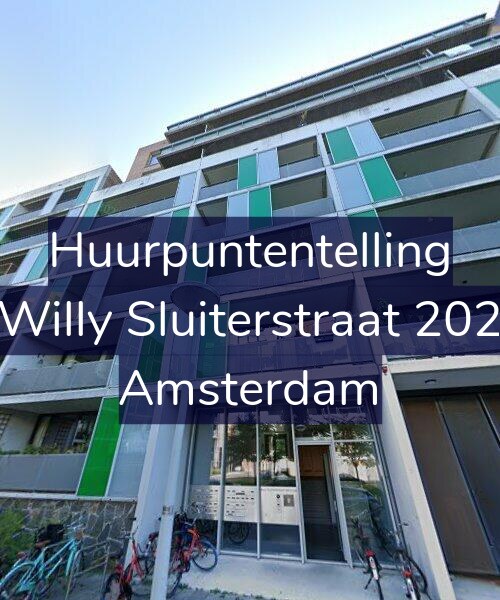 Foto gevel Huurpuntentelling voor Willy Sluiterstraat 202, Amsterdam