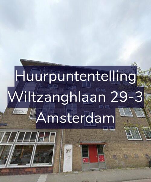 Foto gevel Huurpuntentelling voor Wiltzanghlaan 29-3, Amsterdam