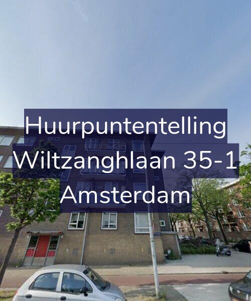 Foto gevel Huurpuntentelling voor Wiltzanghlaan 35-1, Amsterdam