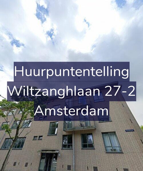 Foto gevel Huurpuntentelling voor Wiltzanghlaan 27-2, Amsterdam