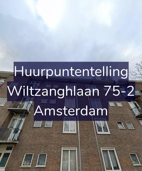Foto gevel Huurpuntentelling voor Wiltzanghlaan 75-2, Amsterdam
