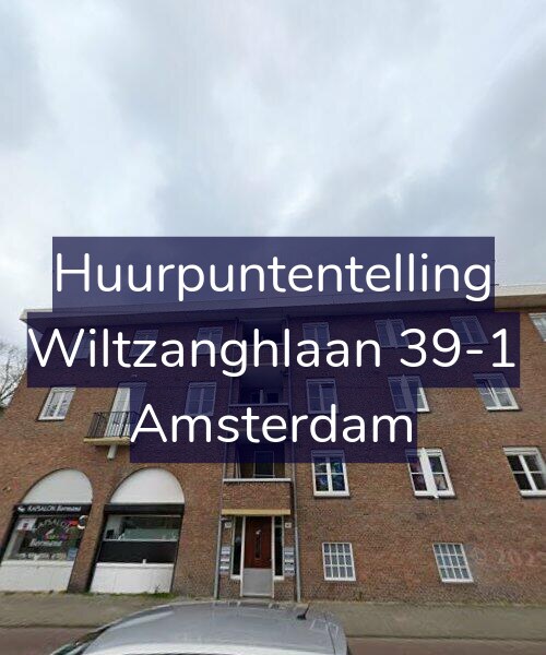 Foto gevel Huurpuntentelling voor Wiltzanghlaan 39-1, Amsterdam