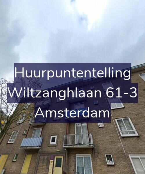 Foto gevel Huurpuntentelling voor Wiltzanghlaan 61-3, Amsterdam