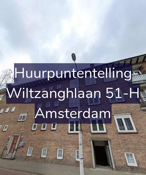 Foto gevel Huurpuntentelling voor Wiltzanghlaan 51-H, Amsterdam