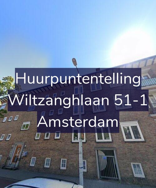 Foto gevel Huurpuntentelling voor Wiltzanghlaan 51-1, Amsterdam