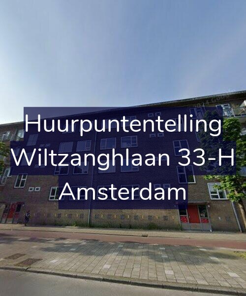 Foto gevel Huurpuntentelling voor Wiltzanghlaan 33-H, Amsterdam